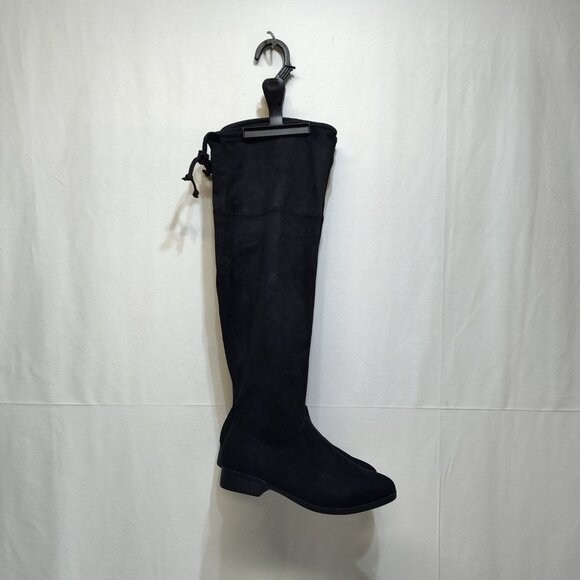No Boundaries Over-The-Knee Boots Size 6.5W True To Size Suede-like Material NWT - Picture 2 of 12